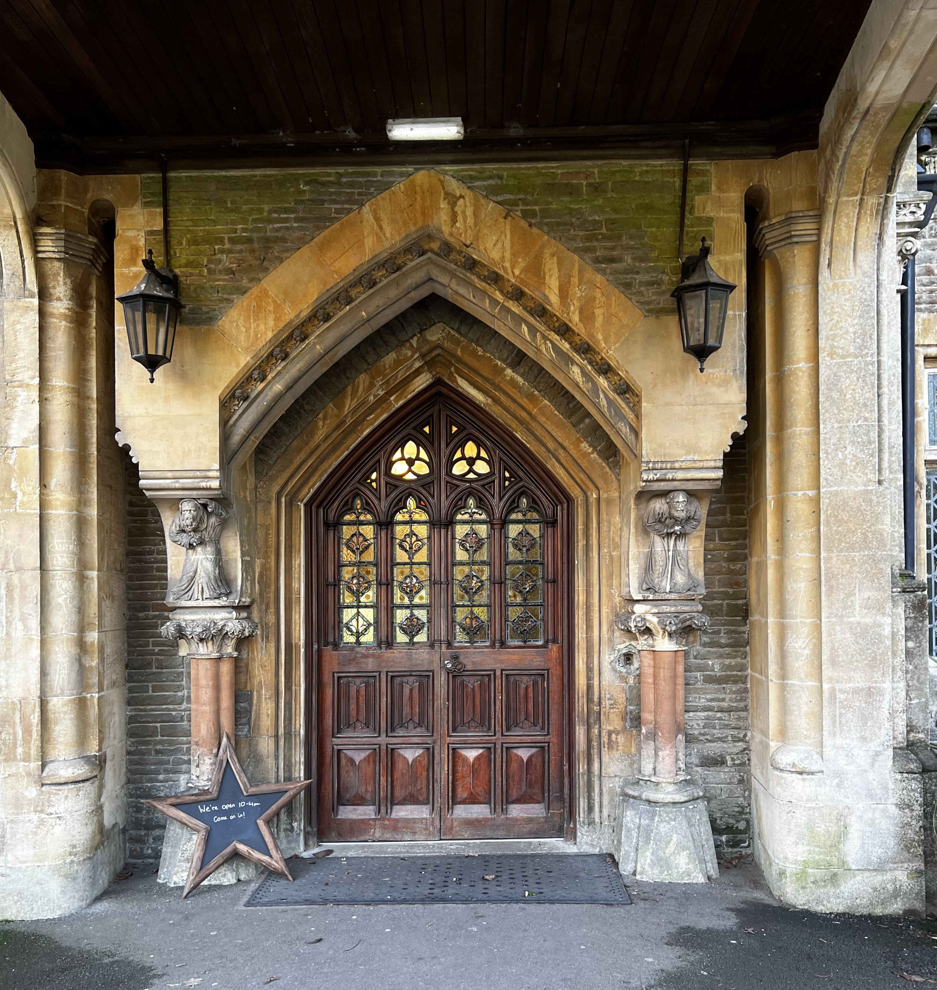 Insole Court, entrance front