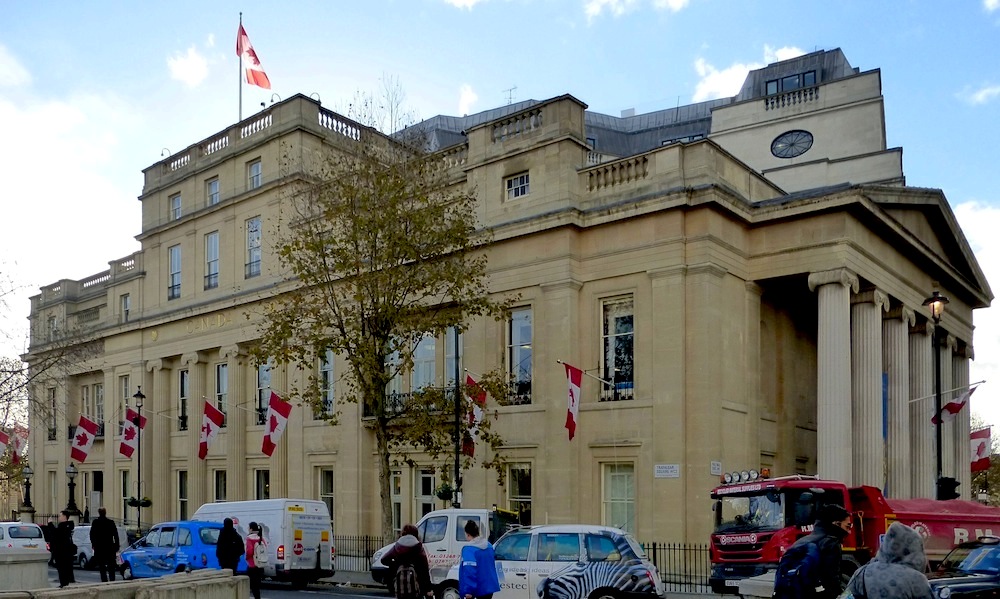 Canada House, London, by Robert Smirke