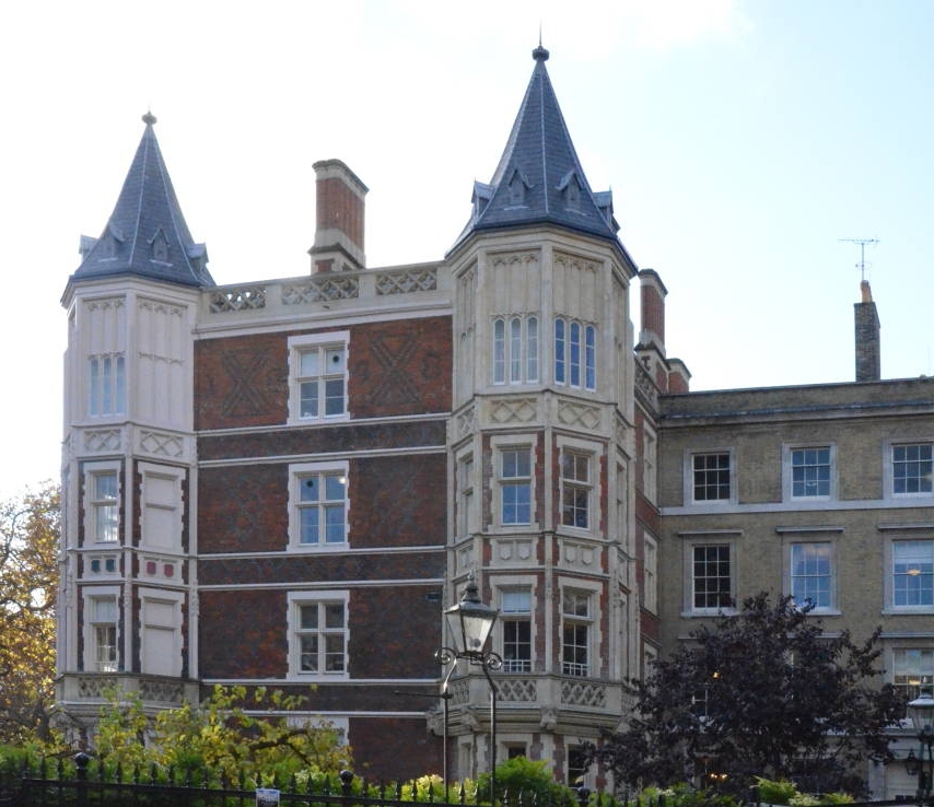 5 Paper Buildings, east elevation