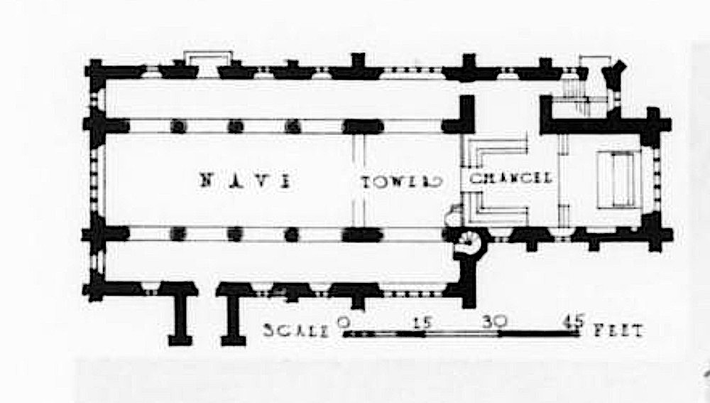 plan of the church