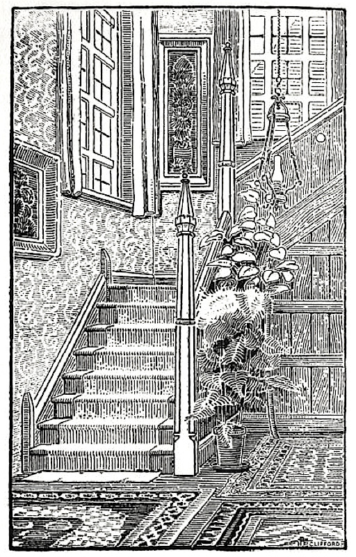 Oak staircase