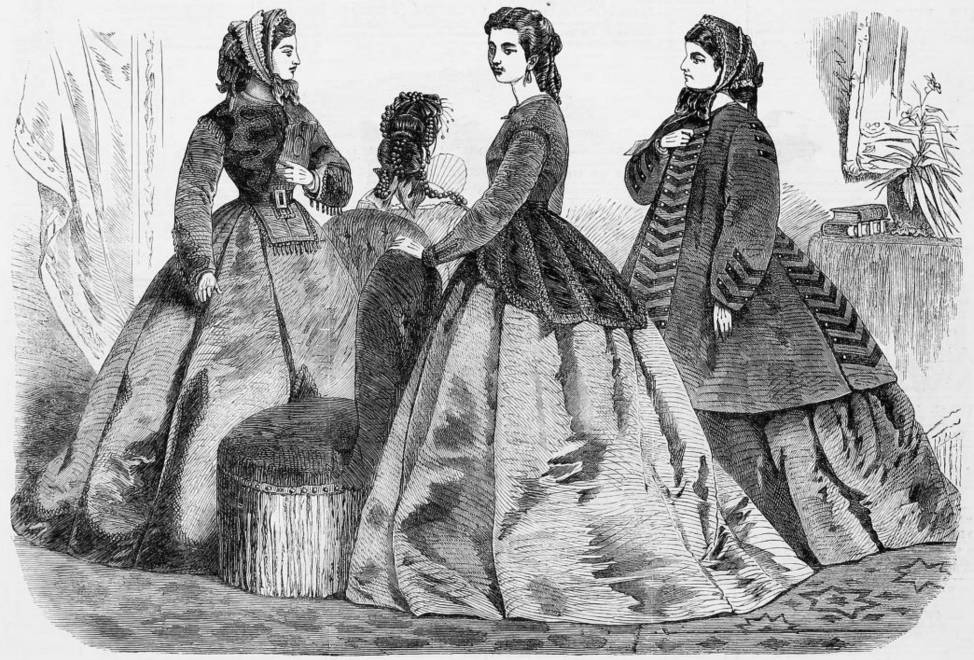 Paris Fashions for January 1865
