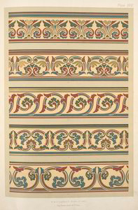 Bands of elaborate design in rich colours