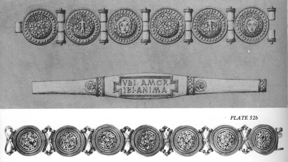 Two designs for bracelets