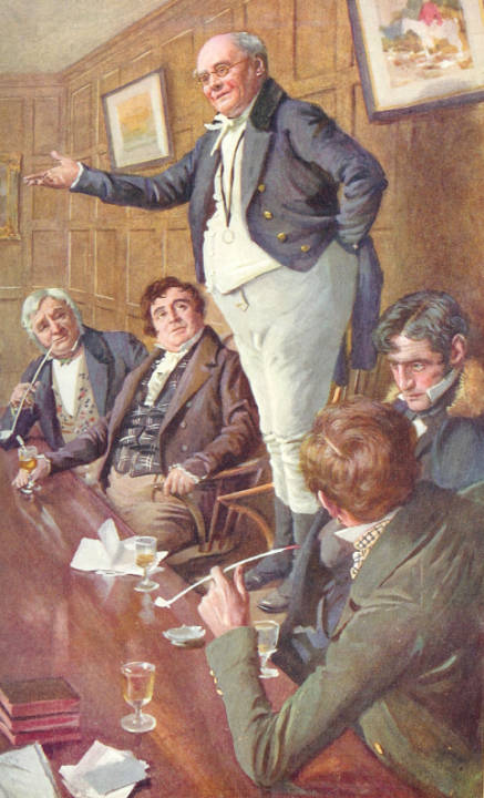 Mr. Pickwick Addresses the Club