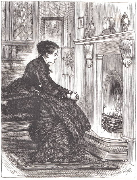 Here Was Louisa, On The Night Of The Same Day, Watching The Fire As In Days Of Yore.
