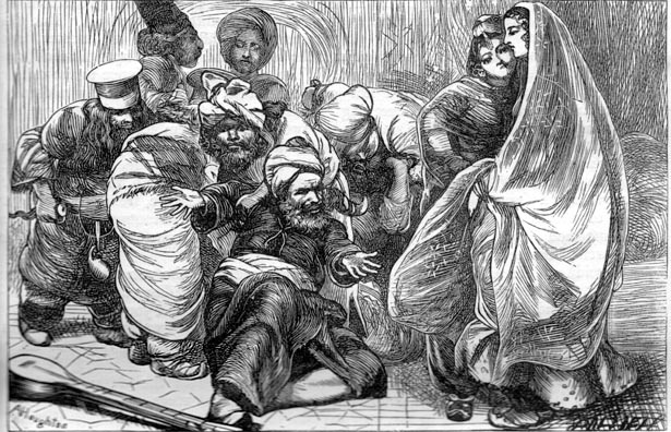 The Slaves about to Destory the Guests of Zobeidè