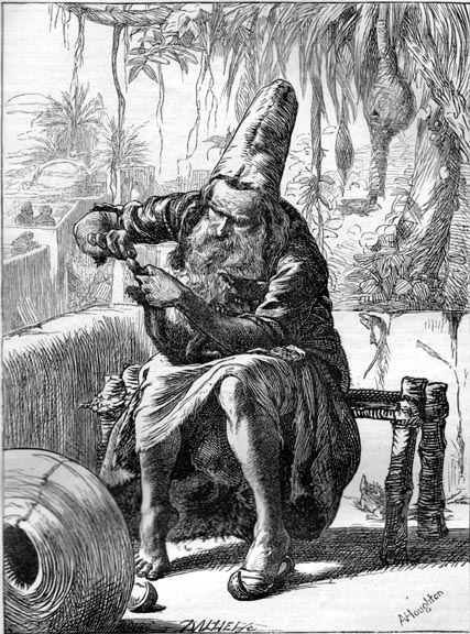 The Envious Man Plucks the Hairs out of the Cat's Tail