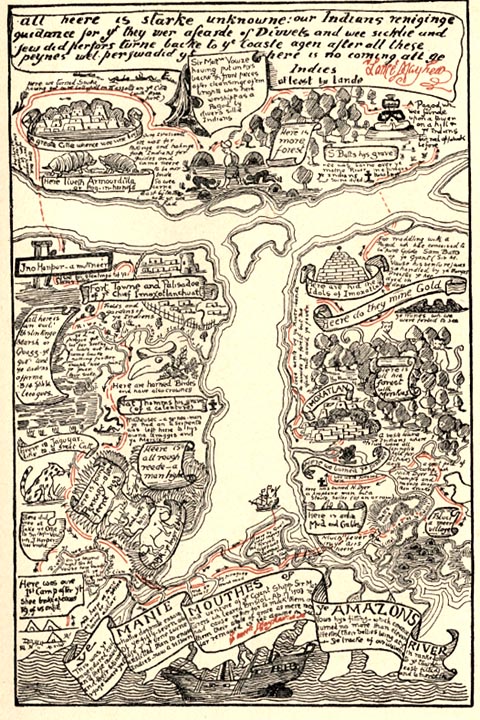 Un mapa de la incitación de la Amazon’a turbia