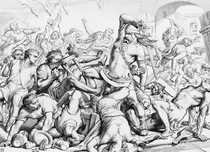 How Hereward Cleared Bourne of Frenchmen