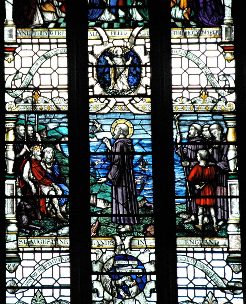 St. Augustine lands in England