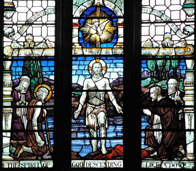 The Spirit of God descending like a dove