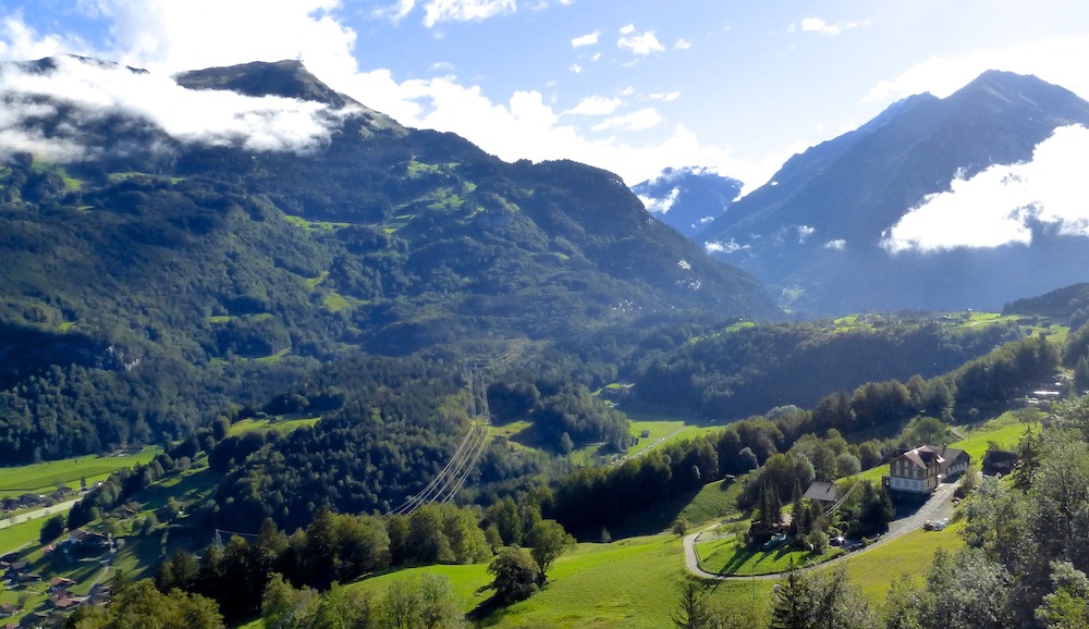 The valley at Meiringen