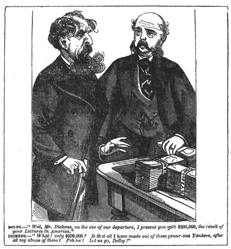 [Dickens and his American business manager]