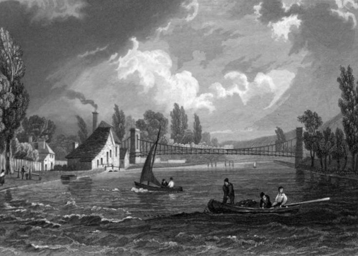 Suspension Bridge near Gt. Marlow