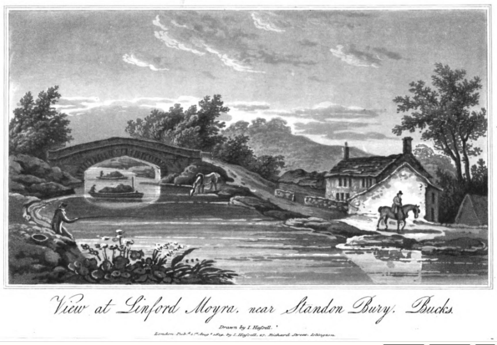 View at Linford Meyra, near Standon Bury. Bucks.