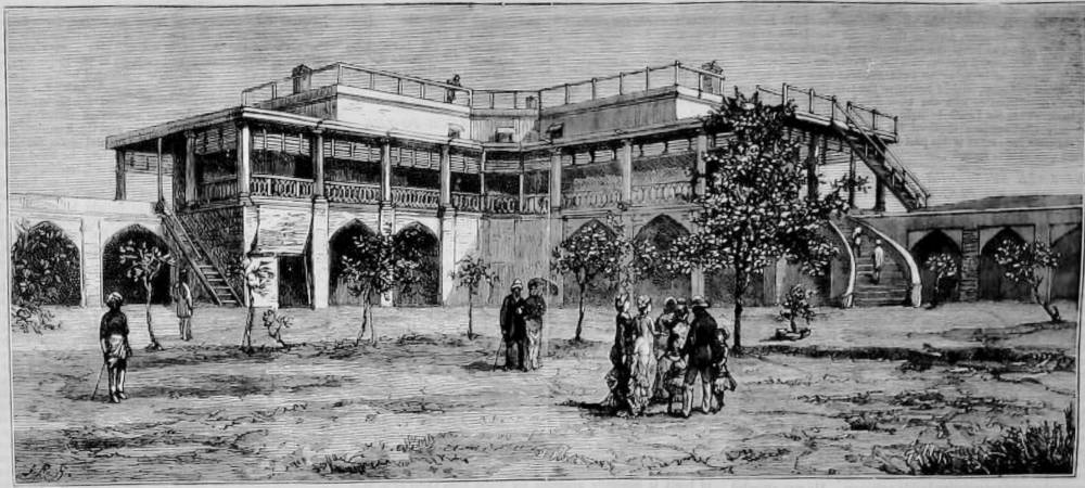 House in which Shere Ali Resided at Peshawur in 1869