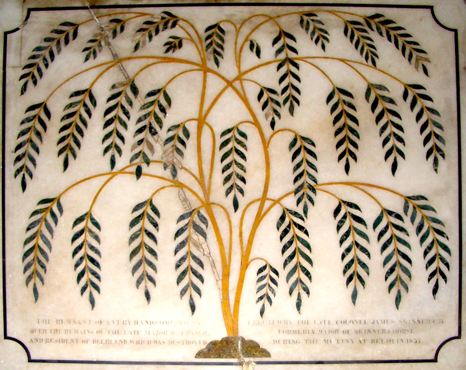 Relic of William Fraser's tomb