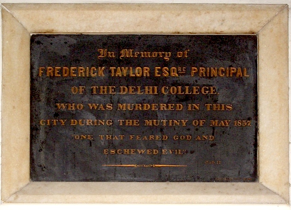 Memorial to Frederick Taylor