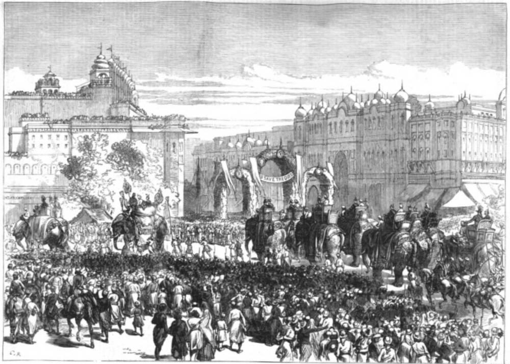 The entry of the Viceroy of India into Jeypore