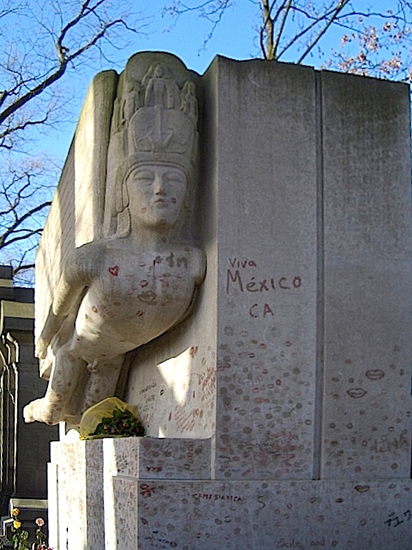 Wilde's grave in Paris