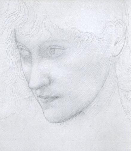 Head of a Girl -- probably Laura Tennant