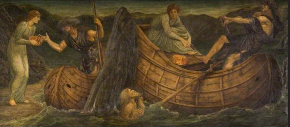 Psyche Giving the Coin to Charon