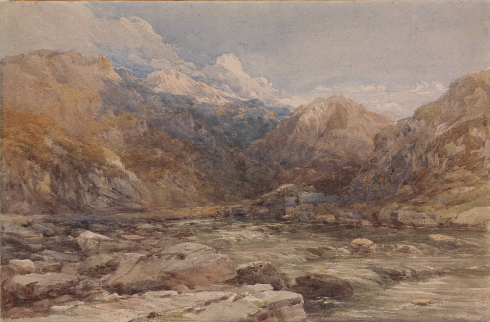River Landscape in Wales