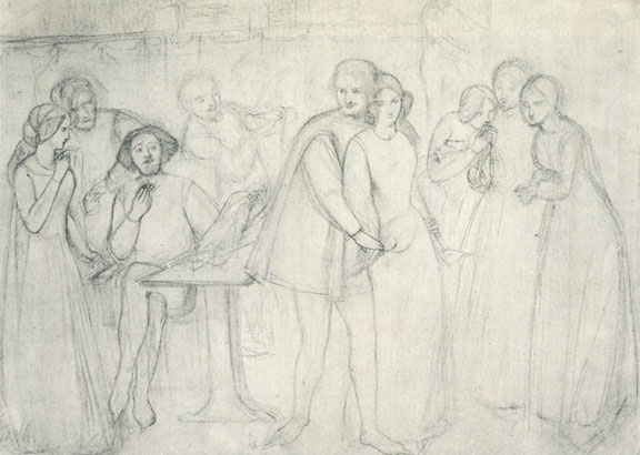 Study for Benedick and Beatrice