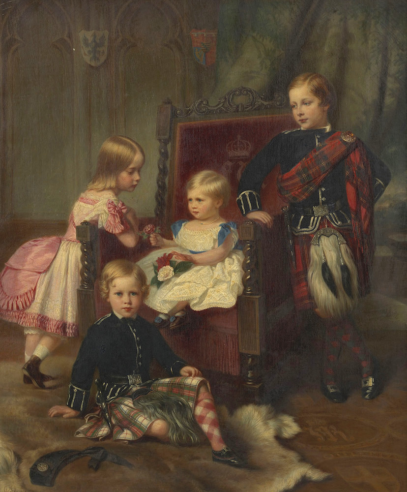 The Four Eldest Children of Crown Prince and Princess Frederick William of Prussia