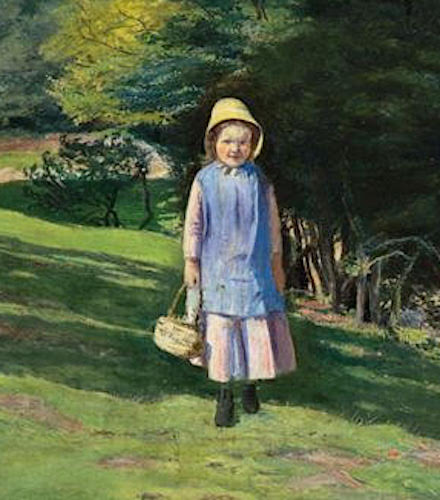 Detail of girl in Hayes Common