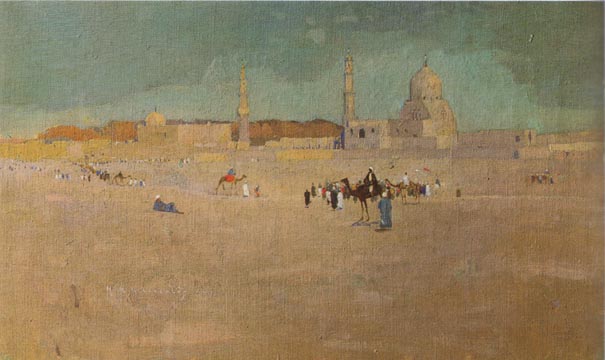 A Scene in Egypt, circa 1890