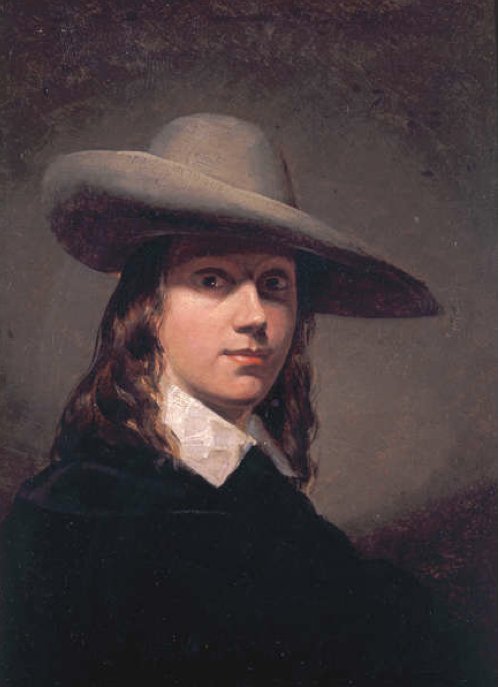 Self-Portrait in a broad-brimmed Hat 