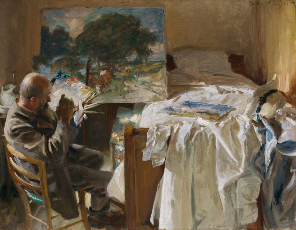 An Artist in His Studio