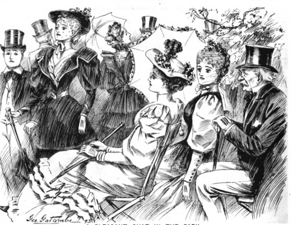 A Pleasant Chat in the Park
