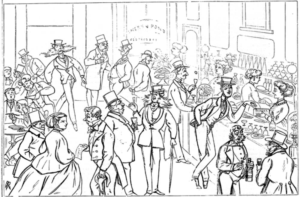 A Refreshment Bar.