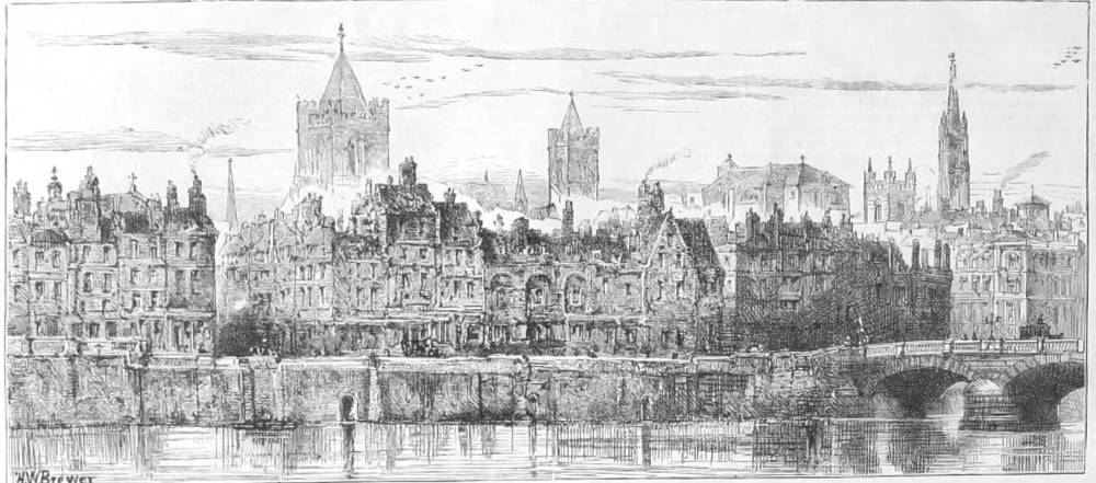 Scene across the Liffey