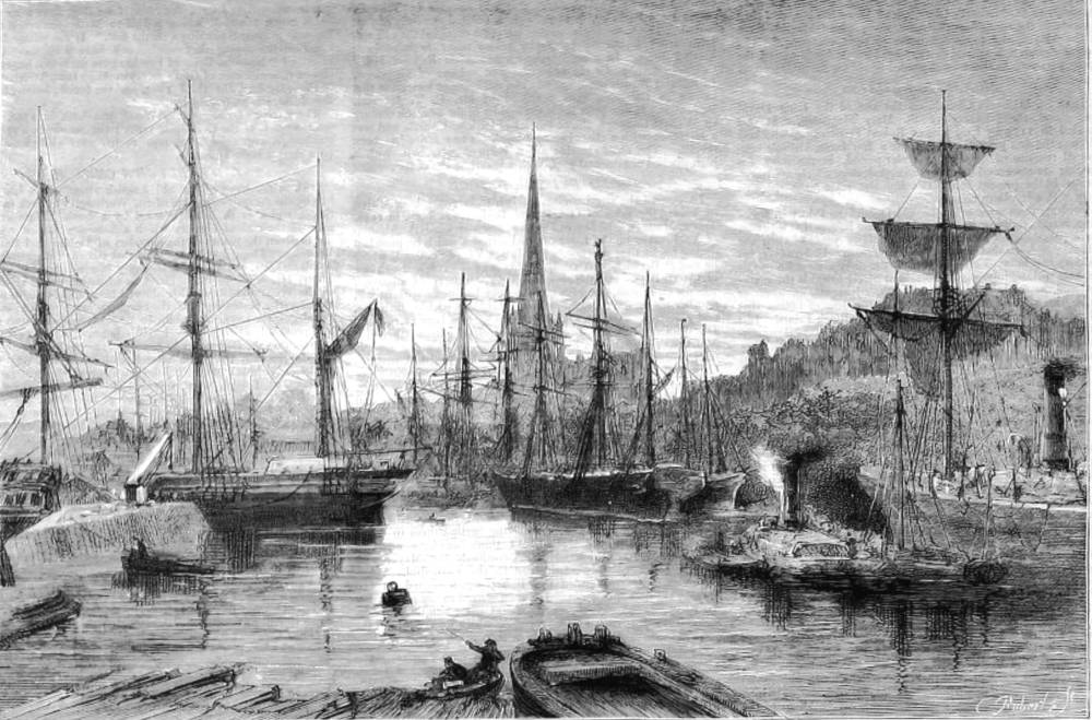 The Docks and the Church of St. Mary Redcliff