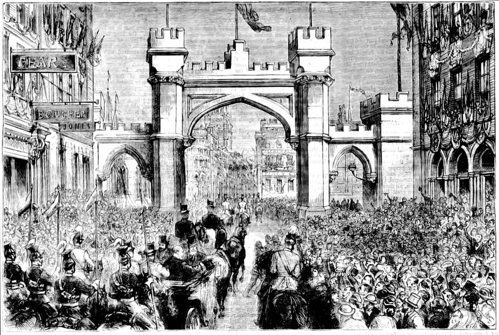 Triumphal; Arch on Bristol Bridge