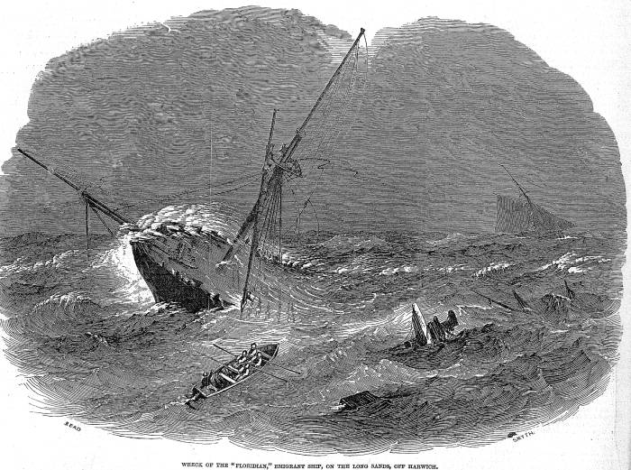 The wreck of the 'Floridian,'