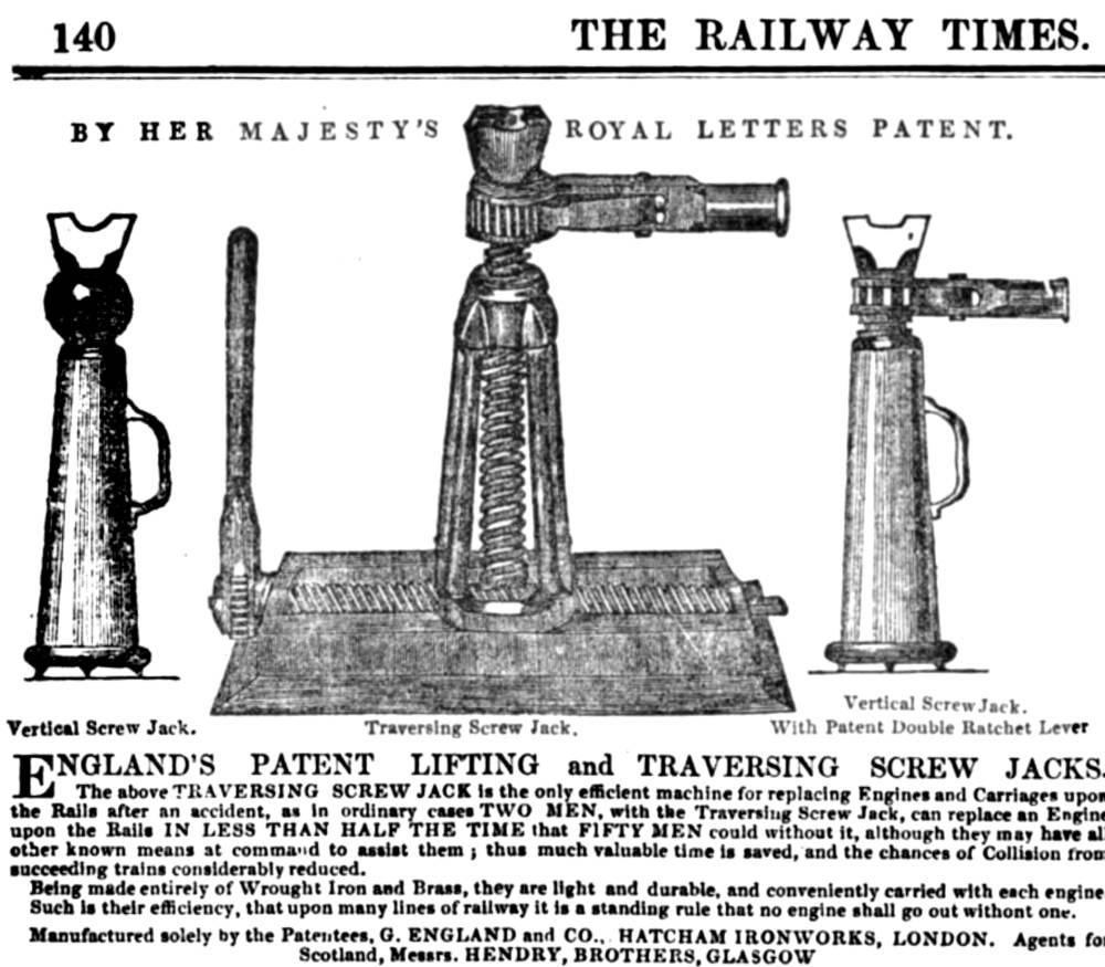 Front page of the 1869 Railroad Times