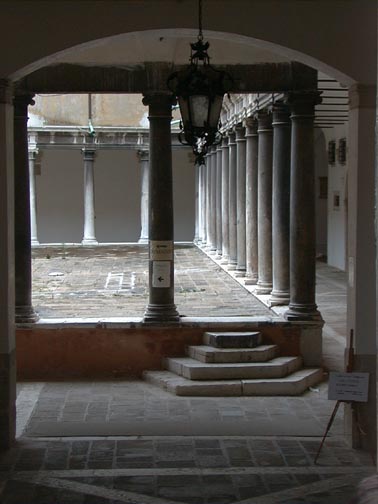 Courtyard in Venetian palazzo