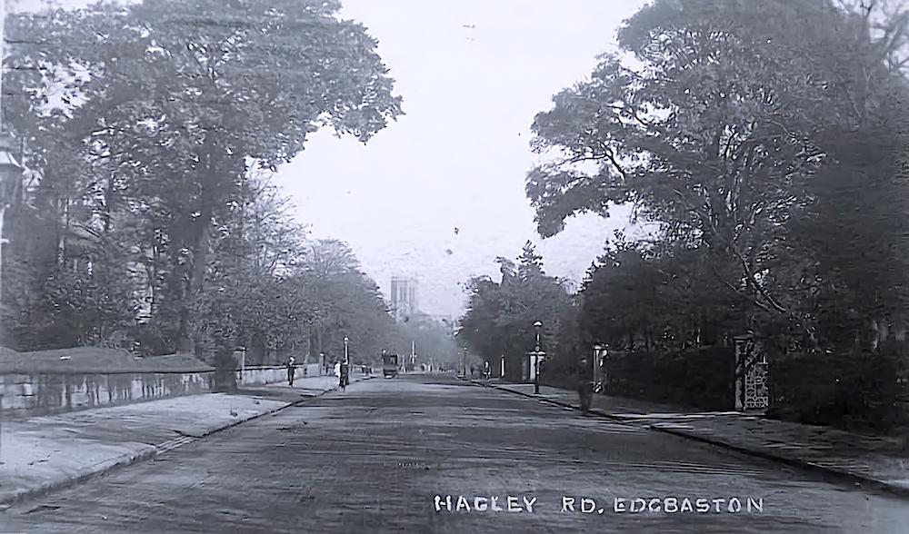 View of Hagley Road in Victorian times