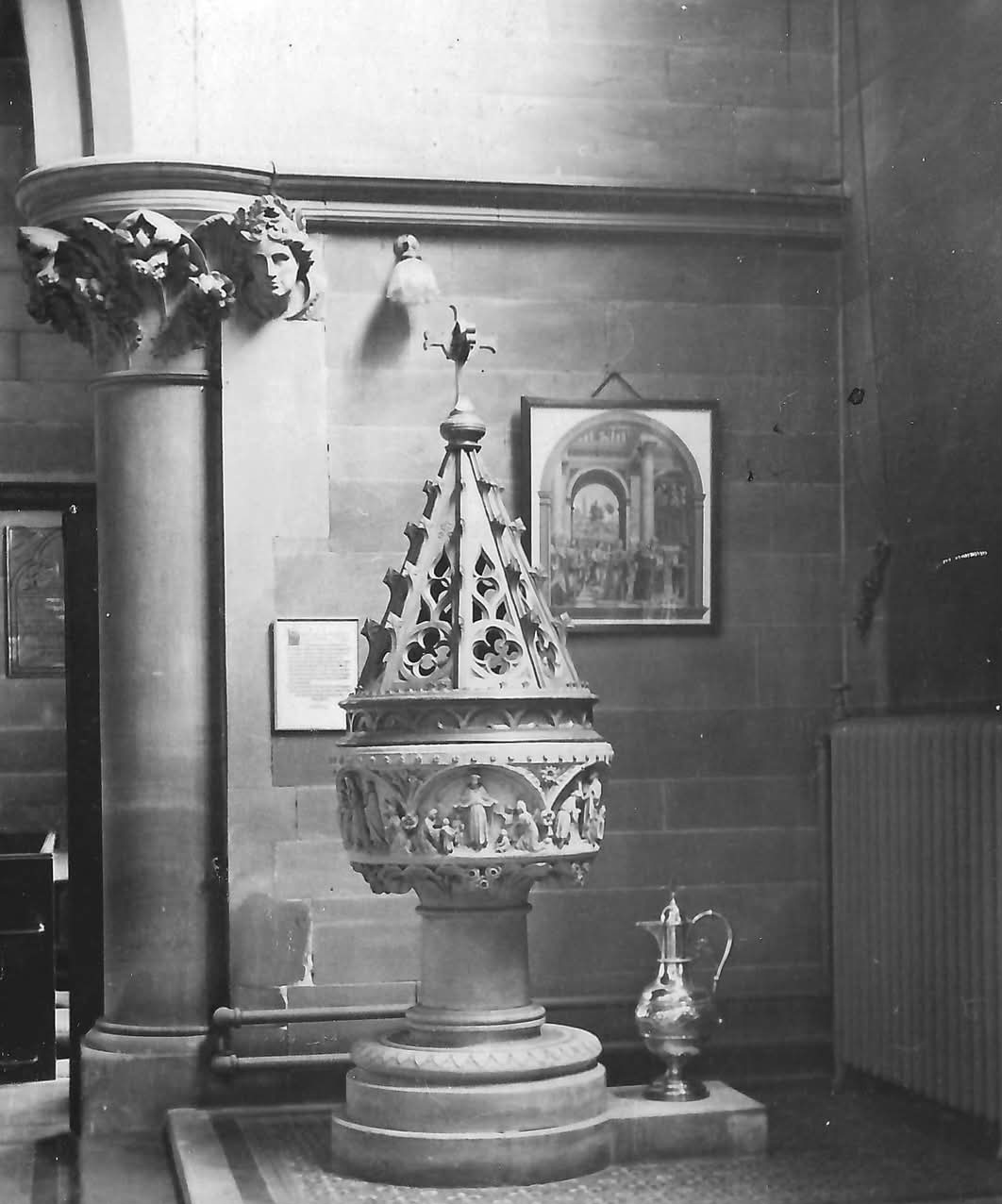 The font in St Augustine's