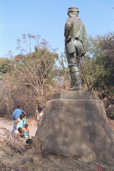 Livingston monument at Victorian Falls, Zimbabwe