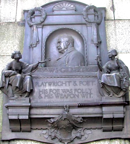 The William Schwenck Gilbert Memorial,” by Sir George Frampton, RA
