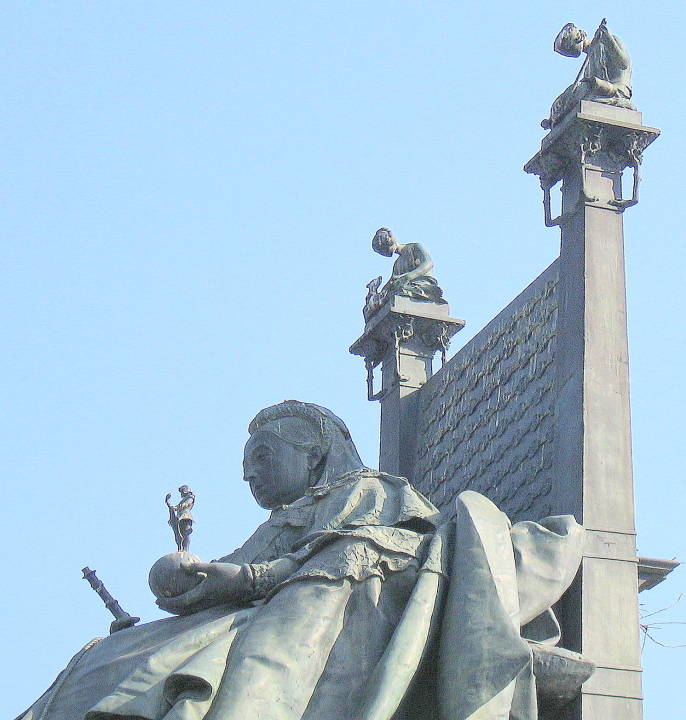 Frampton's Jubilee Monument for Queen Victoria, Calcutta