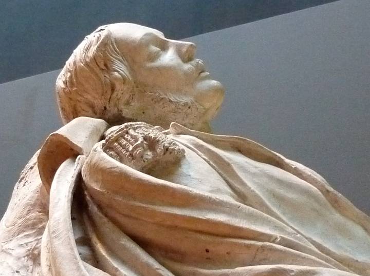 Recumbent Duke of Orléans (detail) by Baron Henri de Triqueti