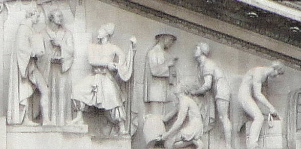 Frieze on the Portico of Sir William Tite's Royal Exchange