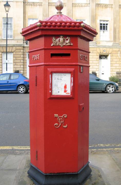 Wall-mounted Victorian Post Box